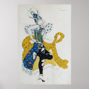 Póster Esbozo para el ballet 'La Peri'