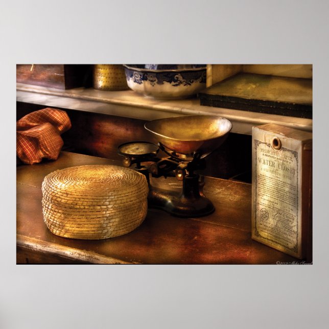 Póster Escala - Artículos curiosos a la venta (Frente)