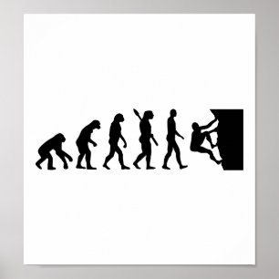 Póster Escalada de la evolución