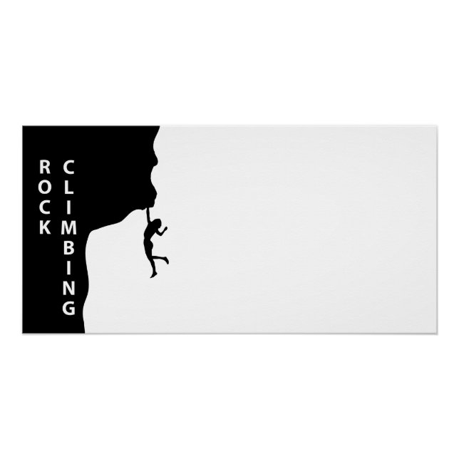 Póster Escalada de rocas (Anverso)