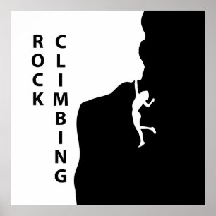 Póster Escalada de rocas