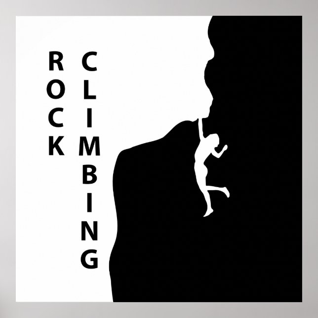 Póster Escalada de rocas (Frente)