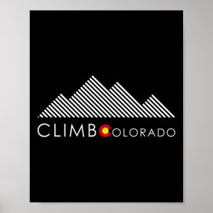 Póster Escalada en roca de Colorado - Escalar Colorado