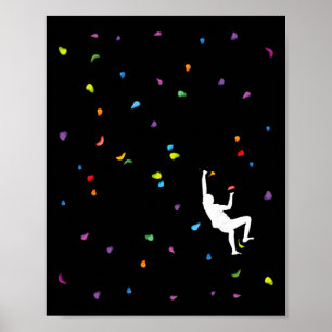 Póster Escalada en Roca Libre Escalada Deportes Extremos