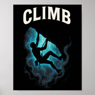 Póster Escalada - Escalada en Roca al Aire Libre 