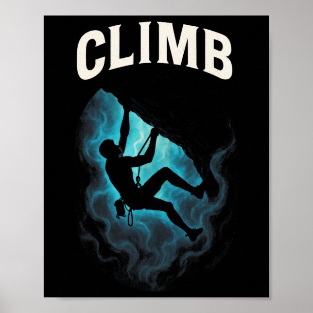 Póster Escalada - Escalada en Roca al Aire Libre  (Frente)