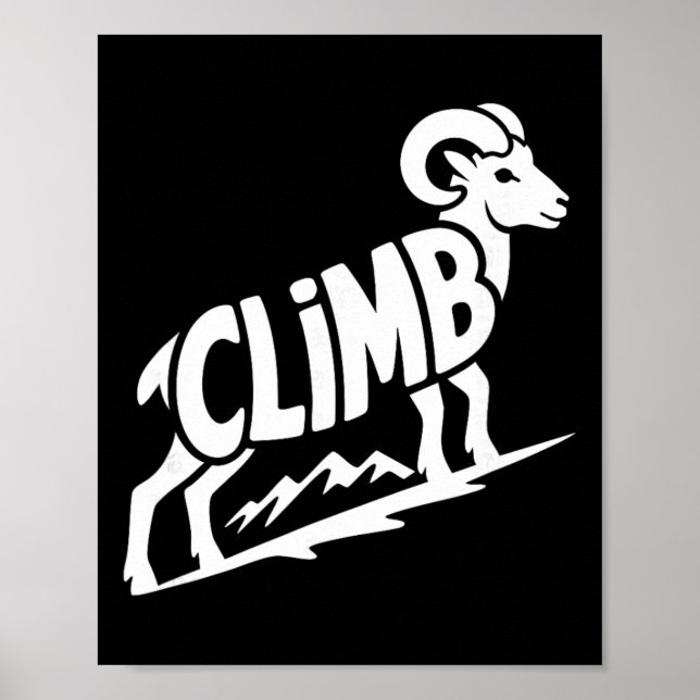 Póster Escalada - Escalada en Roca y Bouldering Bighorn R (Frente)