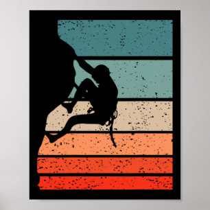 Póster Escalada Estilo Retro Vintage _4