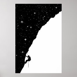 Póster escalada nocturna