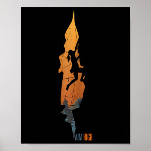 Póster Escalada - Objetivo Alto Escalada en Roca Boulderi
