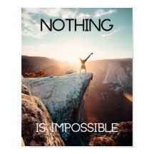 Escalada Poster motivacional Nada es imposible