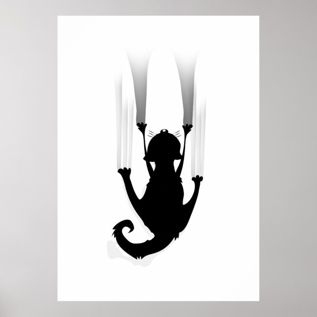 Póster Escalar gato (Frente)