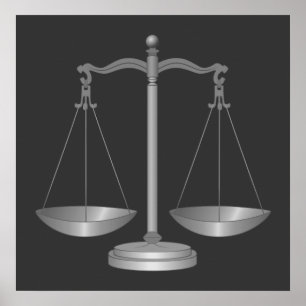 Póster Escalas de justicia