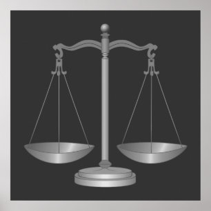 Póster Escalas de Justicia