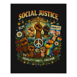 Póster Escalas de Justicia