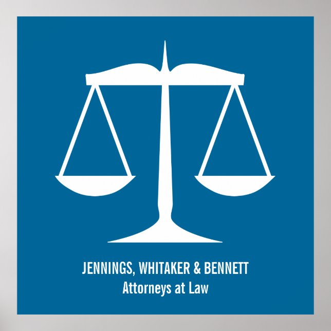 Póster Escalas de justicia (Frente)