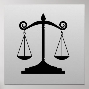 Póster Escalas de Justicia en gradiente