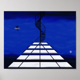 Póster Escalera a Dónde