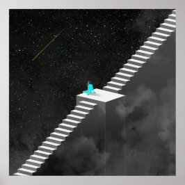 Póster Escalera A Las Estrellas