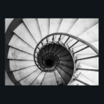 Póster escalera de caracol<br><div class="desc">escaleras espirales vistas desde arriba</div>