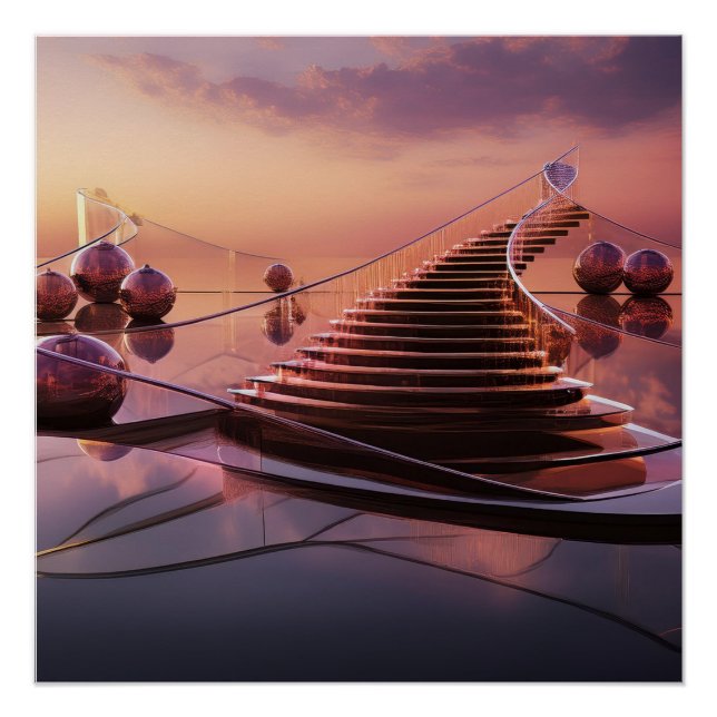Póster Escalera de Fantasía al Cielo (Anverso)
