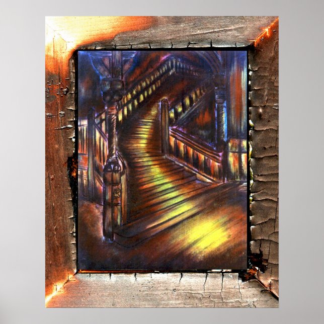 Póster Escalera de luz (Frente)