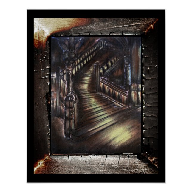 Póster Escalera de luz (Anverso)