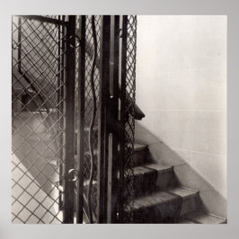 Póster Escalera del edificio