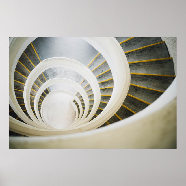 Póster Escalera espiral (Frente)