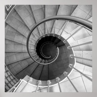 Póster Escalera espiral 04
