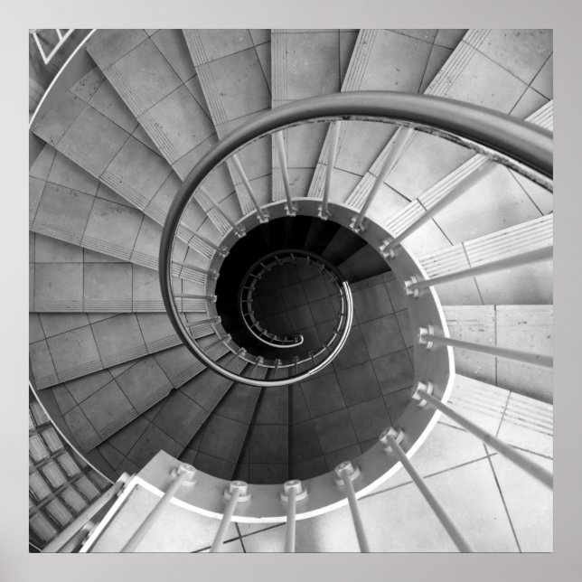 Póster Escalera espiral 04 (Frente)