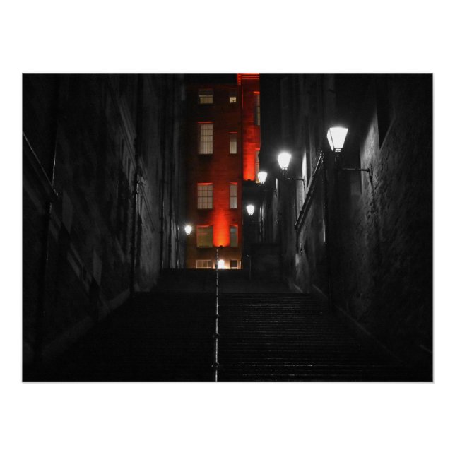 Póster Escalera gótica (Anverso)
