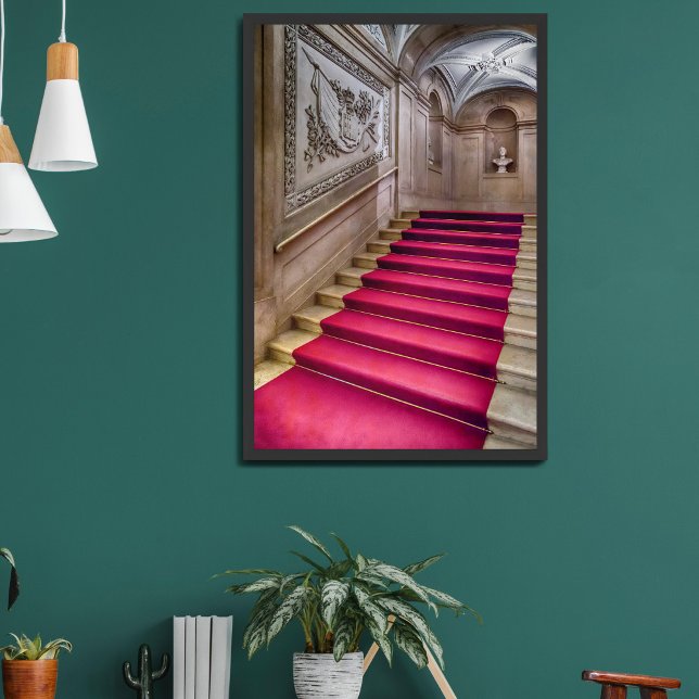 Póster Escalera Noble. Palacio Nacional de Ajuda, Lisboa. (Subido por el creador)