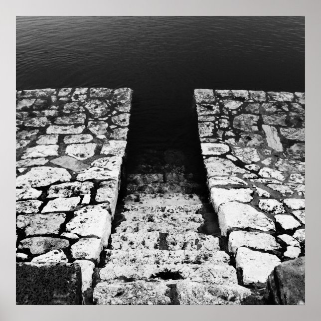 Póster Escaleras de agua (Frente)