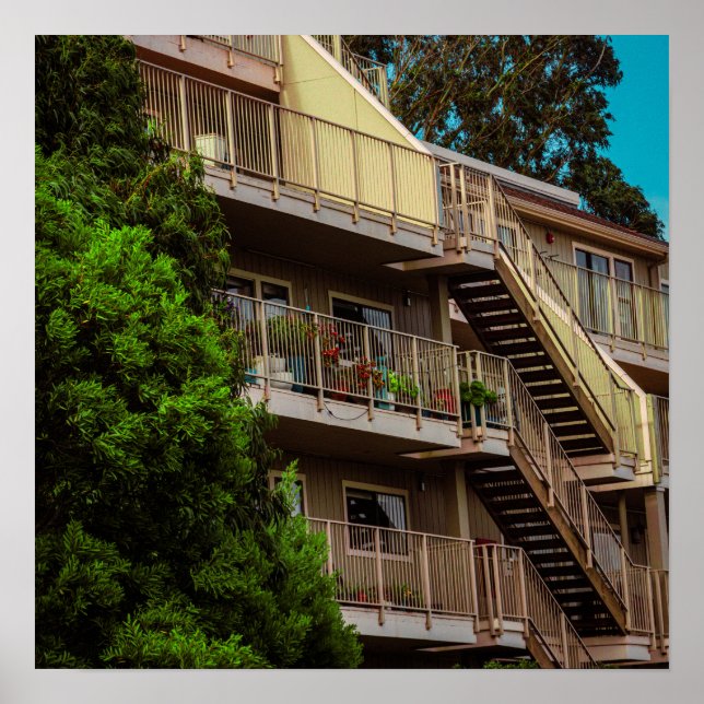 Póster Escaleras traseras (Frente)