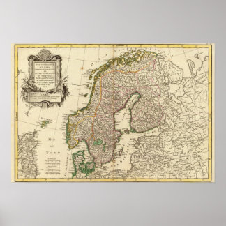 Póster Escandinavia