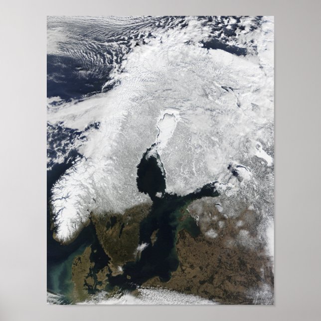 Póster Escandinavia (Frente)