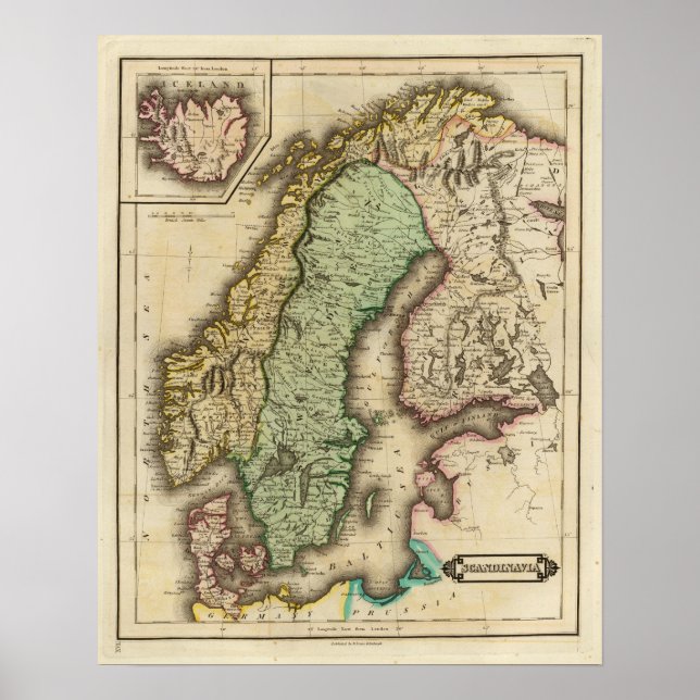 Póster Escandinavia 3 (Frente)