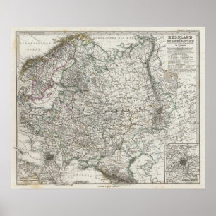 Póster Escandinavia y Rusia