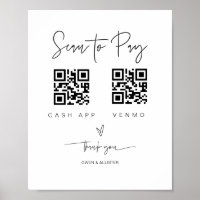 Escanear el código QR Rótulo Boda Valet Business G