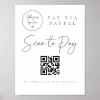 Escanear el código QR Rótulo Boda Valet Business G