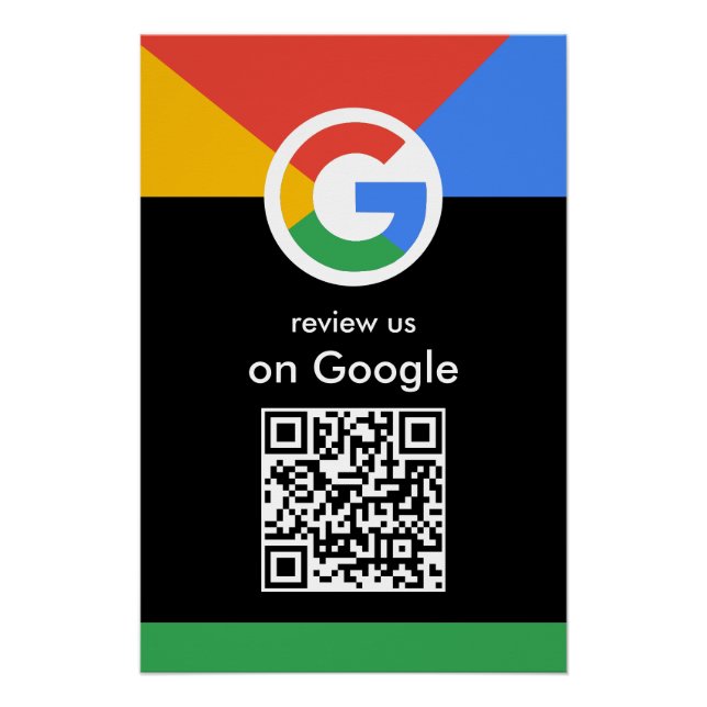 Póster Escaneo profesional para revisar el código QR de G (Anverso)