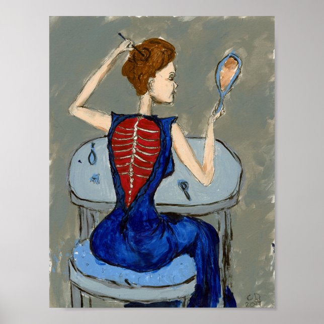 Póster Escáner de traje humano #2 abitdarker (Frente)