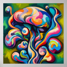 Póster Escapado de hongos