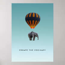 ESCAPAR DE LO ORDINARIO | POSTER ELEPHANT
