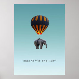 PÓSTER ESCAPAR DE LO ORDINARIO | POSTER ELEPHANT