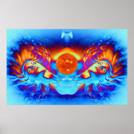 Póster Escapar del sol