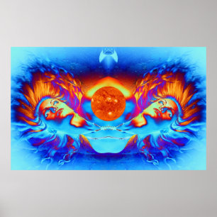 Póster Escapar del sol