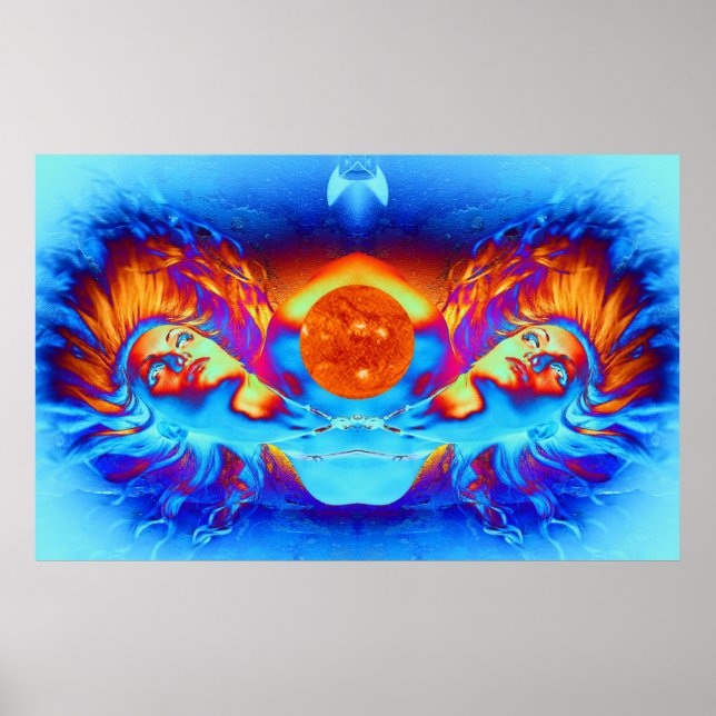 Póster Escapar del sol (Frente)