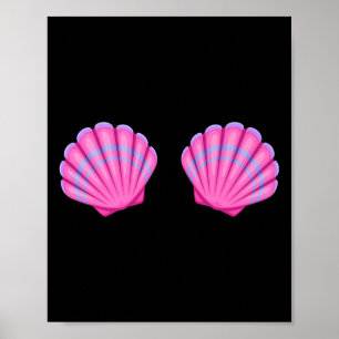 Póster Escaparate Bra Halloween Disstume Tee Pink S